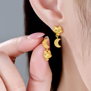 Bông tai vàng BT24K02